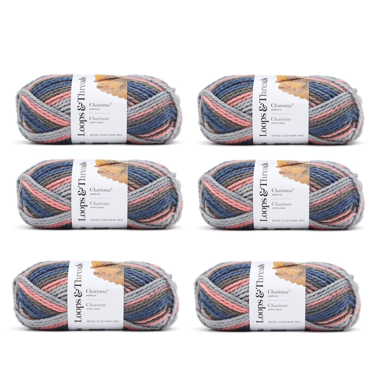 6 Pack: Charisma® Yarn by Loops & Threads®